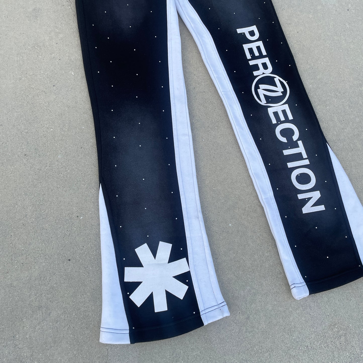 PER7ECTION Black Flare Sweats