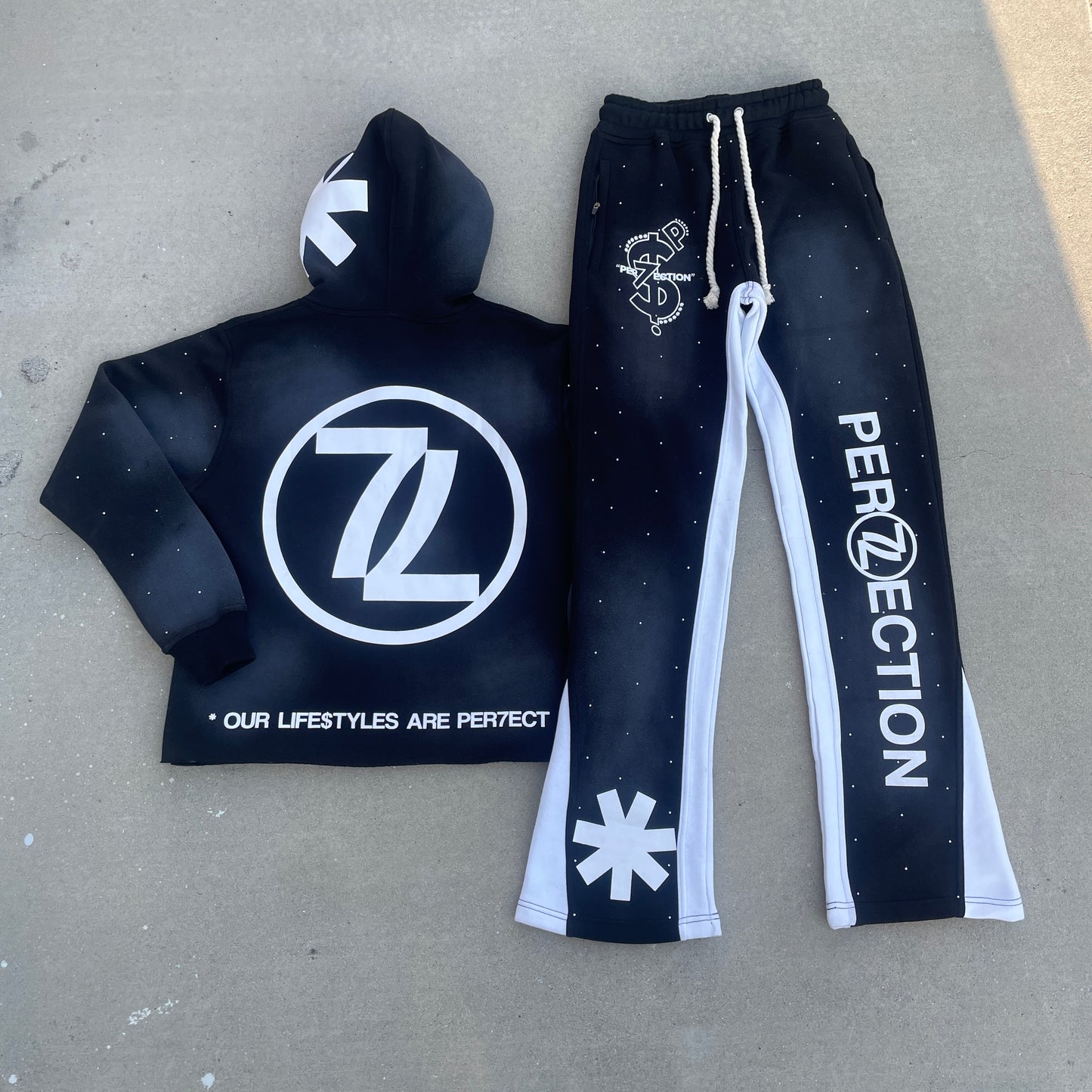 PER7ECTION Black Sweatsuit