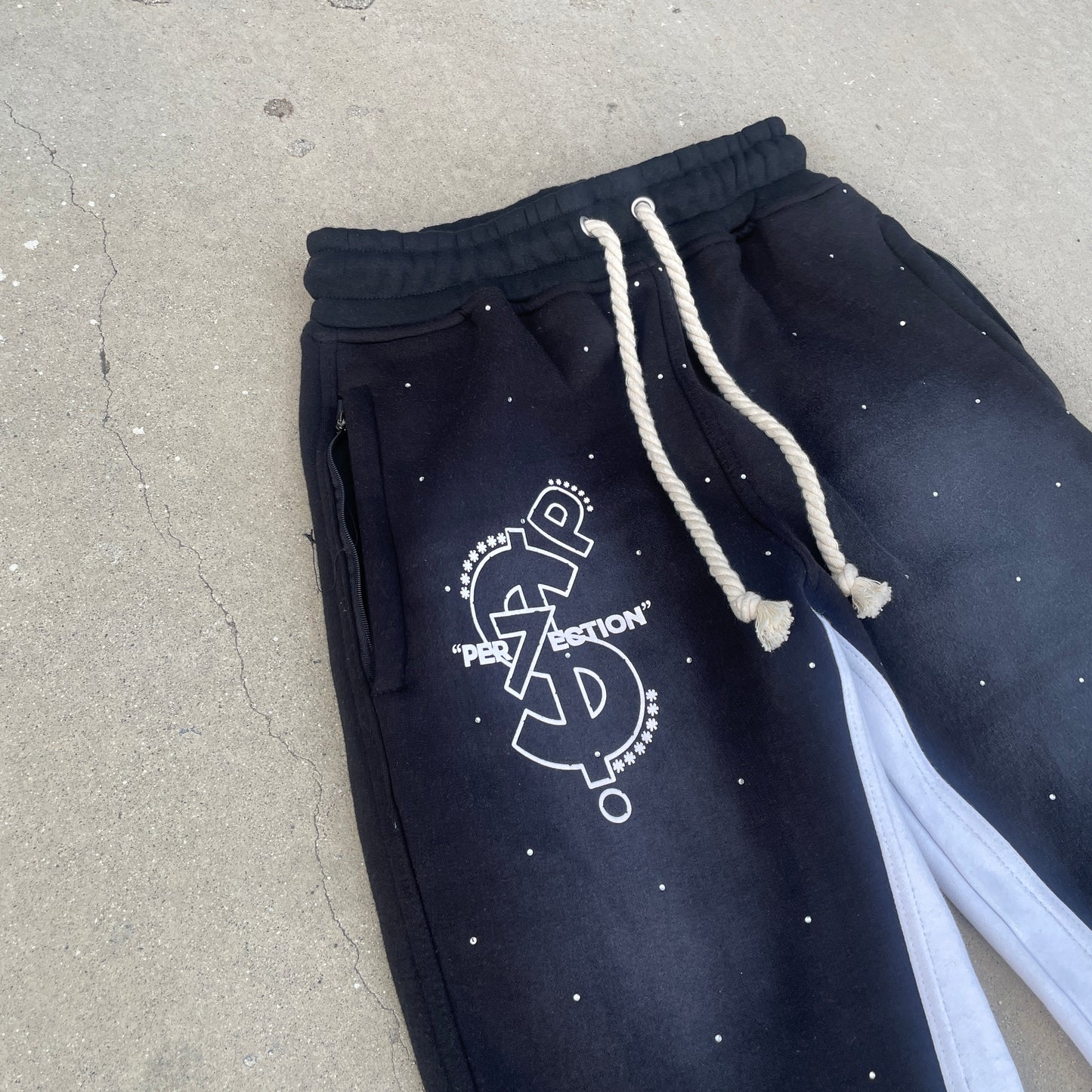 PER7ECTION Black Flare Sweats