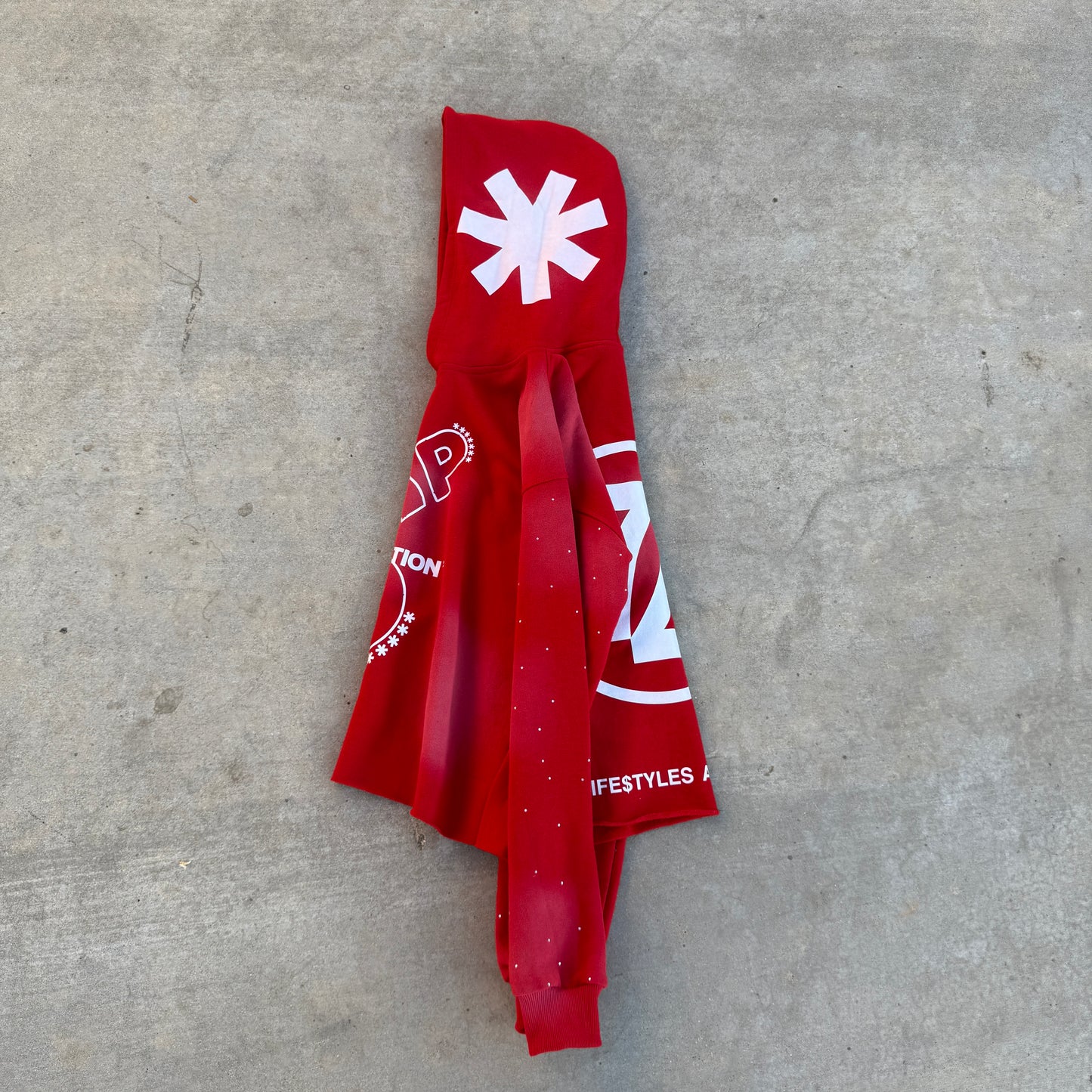 PER7ECT LIFESTYLE RED HOODIE