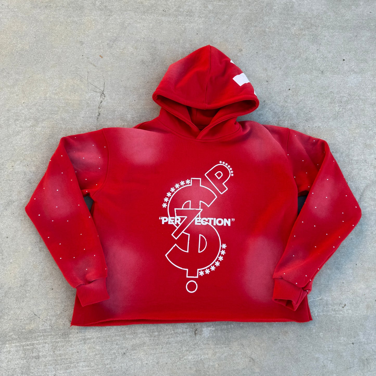 PER7ECT LIFESTYLE RED HOODIE