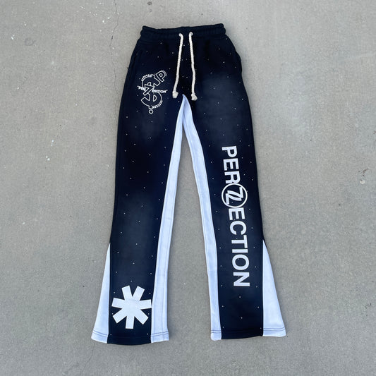 PER7ECTION Black Flare Sweats