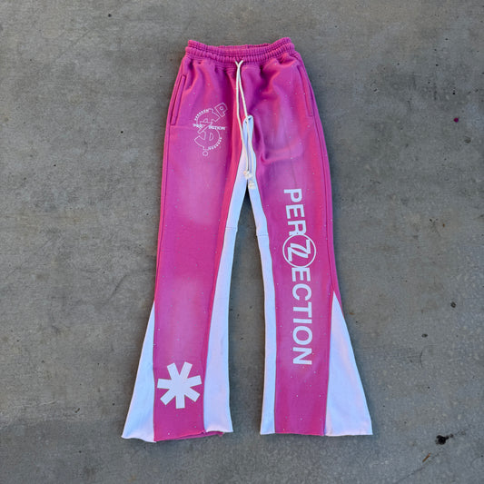 PER7ECTION Pink Flare Sweats
