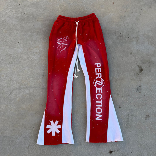 PER7ECTION Red Flare Sweats