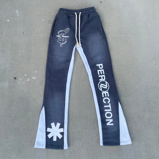 PER7ECTION Grey Flare Sweats