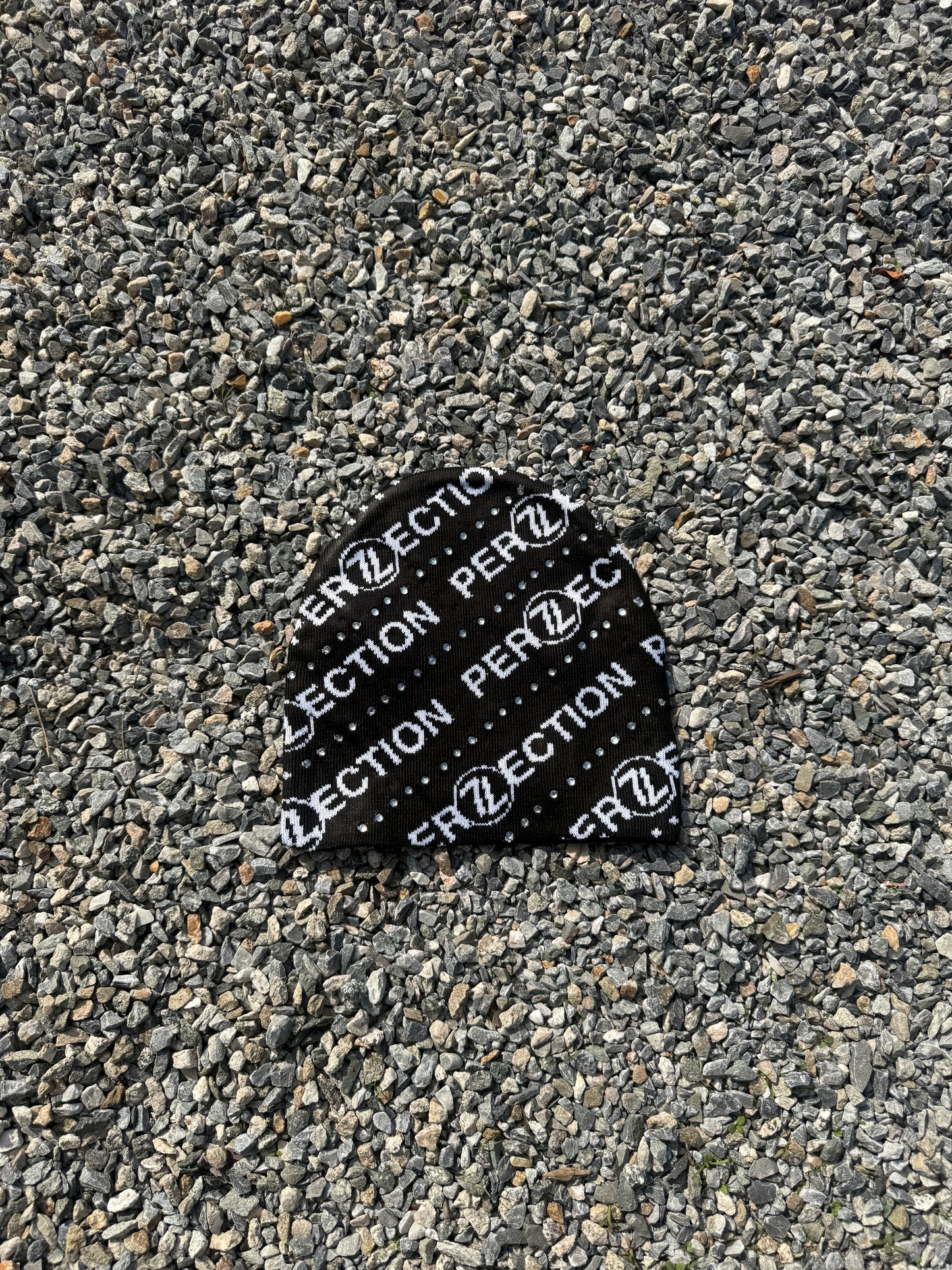 PER7ECTION Rhinestone Beanie